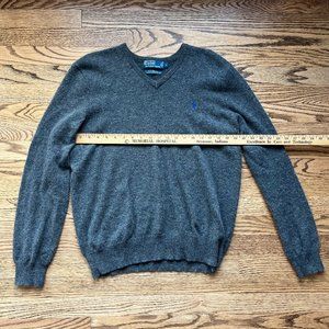 100% Wool Polo Sweater
